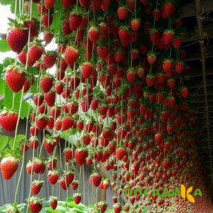 Клубника ампельная Анастасия купить по цене от 370р. в интернет-магазине «Посадика» с доставкой почтой в в Горбатове и по всей России – [изображение №1].
